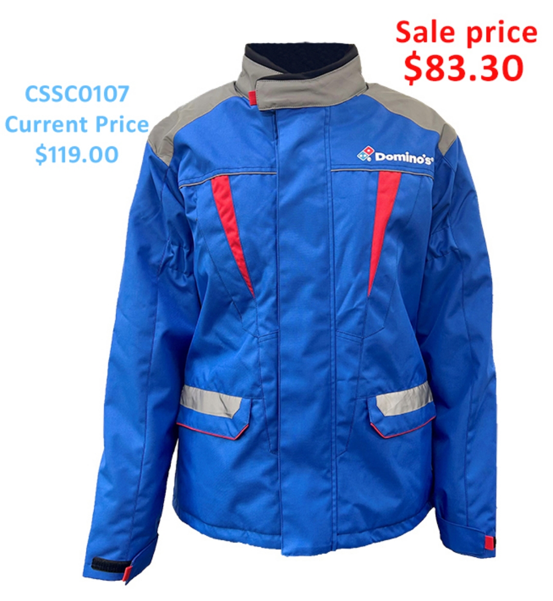 CSSC0107 Domino's One-face Scooter Jacket | Profile Apparel Supply